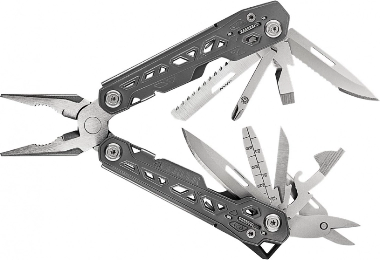 GERBER Truss Multitool, stainless steel, 17 functions with sheath