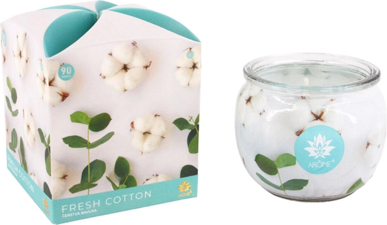 Duftkerze im Glas Frische Baumwolle 90 g