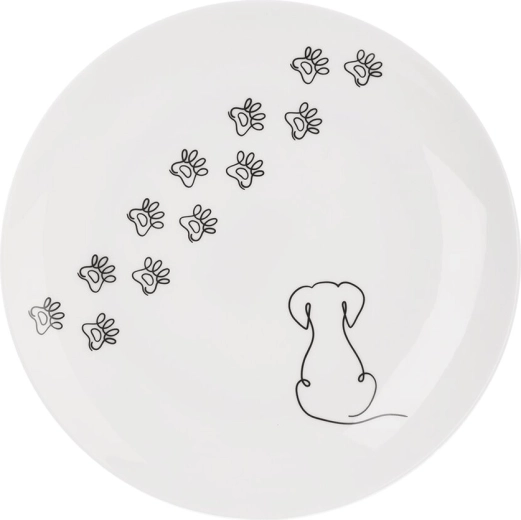 Porcelain dessert plate Dog 20.7 cm