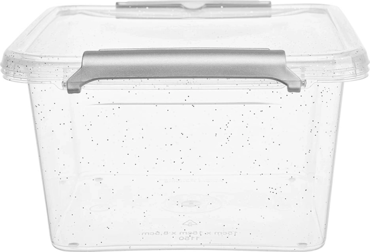 Antibacteriële set van 2 bewaardozen voor voedsel 1,6 l