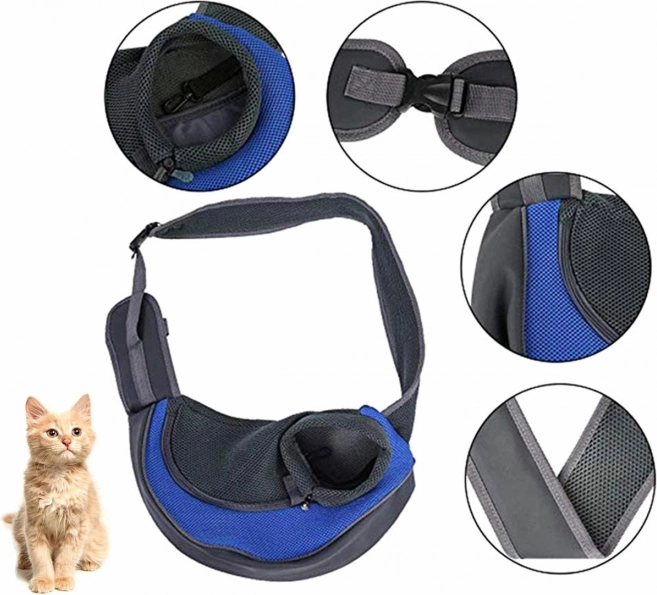 Hordozható vállra akasztható táska kistestű kutyáknak