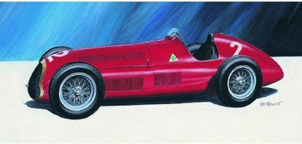 Maquette de voiture Alfa Romeo Alfetta 1950