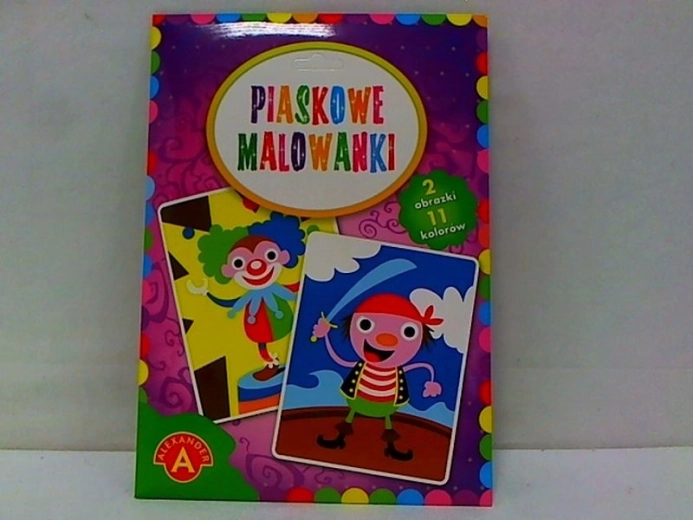 Sand Painting – Clown and Pirate