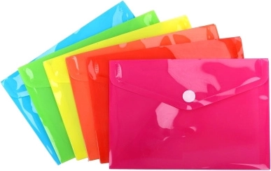 Snap-button folder A6 15.7 × 11.2 cm