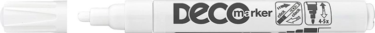 Laktusch Marker ICO Deco, hvid