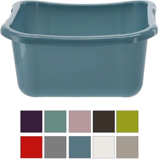 Square plastic bowl 8 l JAGIEŁŁO 30 × 30 cm