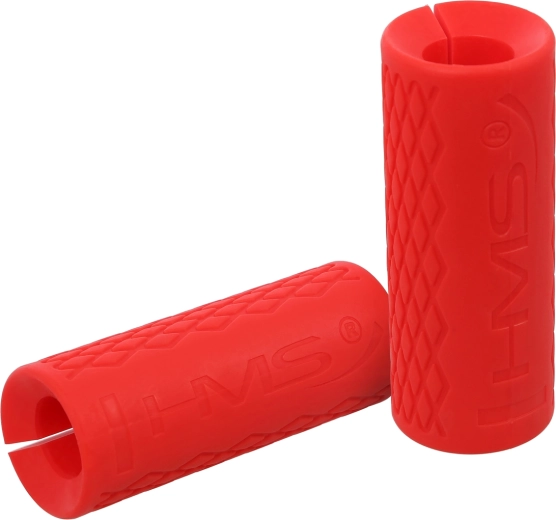 Silicone Barbell Grips HMS – red