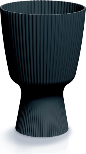 Pot de fleurs Milly Round anthracite 18,8 cm