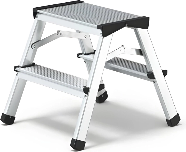 Scaletta doppia in alluminio 2x2 HOME