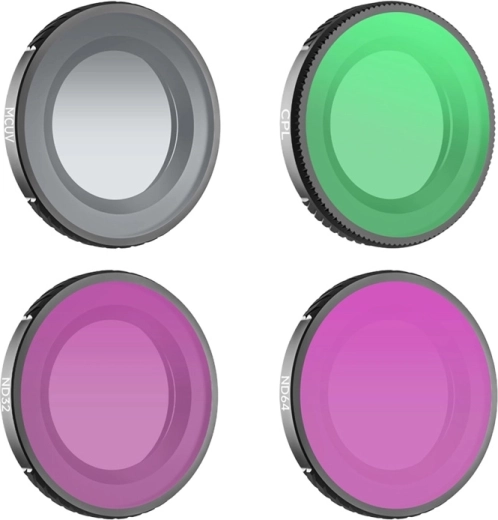 Sunnylife zestaw filtrów MCUV, CPL, ND32 i ND64 do DJI Osmo Nano (4 szt.)