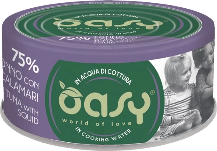 Oasy More Love tuna with cuttlefish 70 g