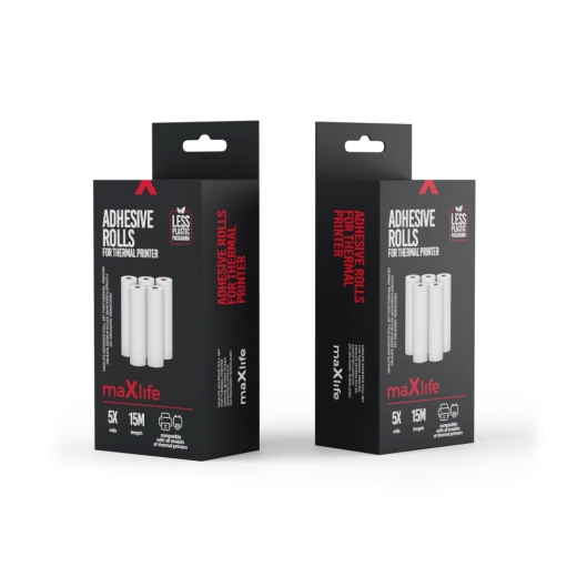 Maxlife Roll Set – sada 5 termokotúčikov pre termotlačiarne