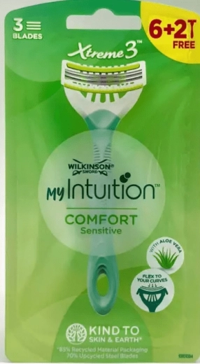 Rasoio usa e getta WILKINSON Xtreme3 My Intuition Comfort Sensitive 6+2