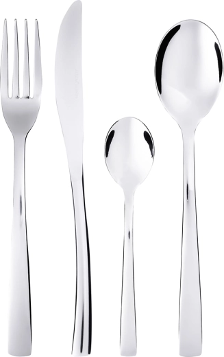 Service de couverts Future 24 pièces dans un coffret cadeau floqué