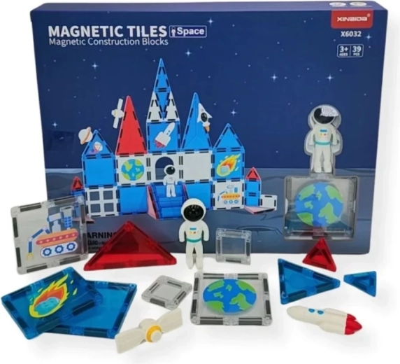 Costruzione magnetica Xinbida a tema spazio