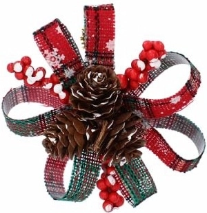 Gift Wrapping Bows – Red, Set of 3