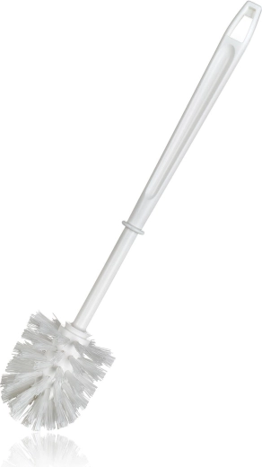 Wc kartáč plastový bílý 8 × 36 cm