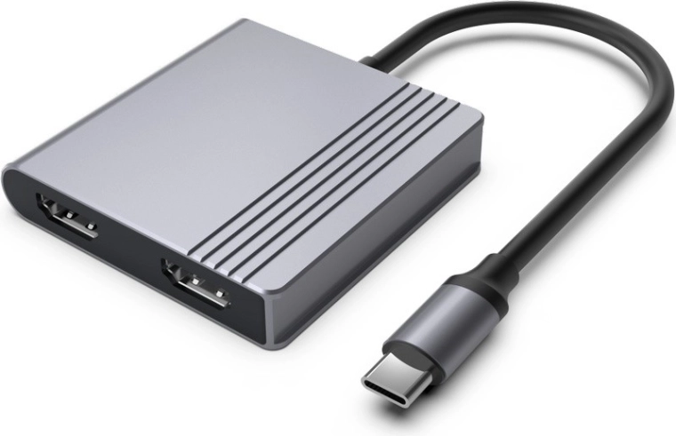Adattatore USB‑C 3 in 1 con HDMI, USB e Power Delivery, grigio siderale