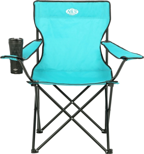 NILS Camp Folding Camping Chair, Turquoise