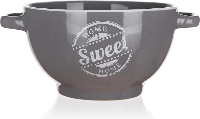 Keramična skodela SWEET HOME 14 cm, 660 ml, siva