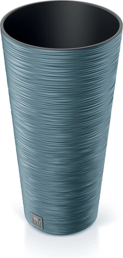 Cache-pot Furu Slim 25 cm bleu scandinave