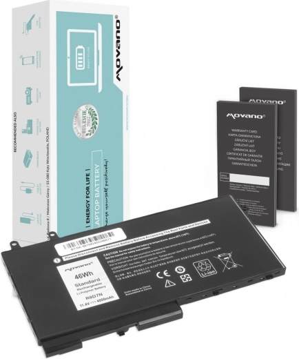 Batteria Movano R8D7N per Dell Latitude 5410/5411/5500 e Precision 3541/3550 (46 Wh)