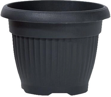 Cache-pot NOVA 30 anthracite en plastique