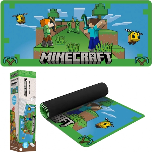 Tappetino per mouse da gioco MINECRAFT 80 × 35 cm