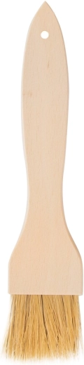 Pinceau de cuisine en bois plat 20 × 3 cm