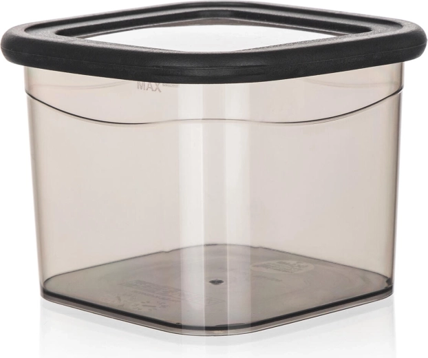 LISSA Food Container square 0.6 l smoked