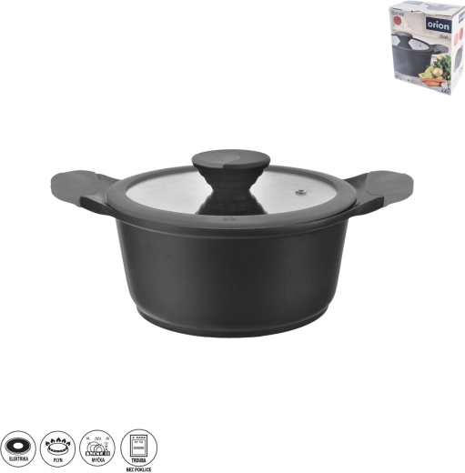 Faitout GALI 2,6 l avec couvercle en verre