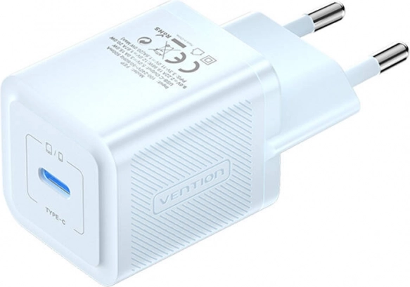 Netlader Vention USB‑C 20 W GaN blauw