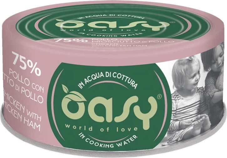 Oasy More Love kylling med skinke 70 g