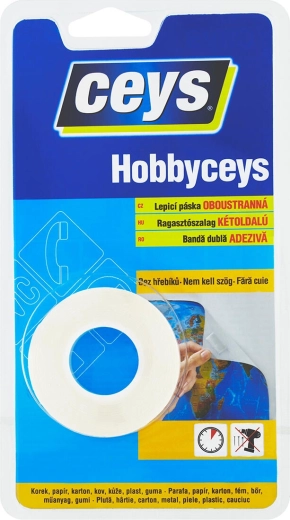 Double-sided adhesive tape 15 mm × 2 m HOBBYCEYS