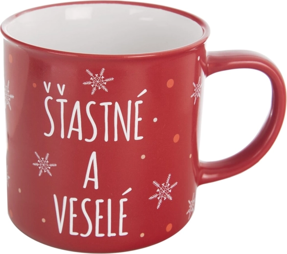 Mug en céramique Flocon « Joyeux Noël » 0,51 l