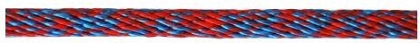 Polypropylene braided rope PPV 8 mm colorful, spiroid, 20-strand, 120 m