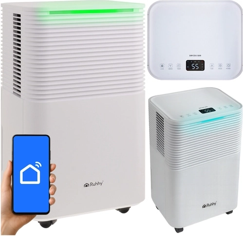 Ruhhy Dryzix air dehumidifier 12 l/24 h with Wi-Fi