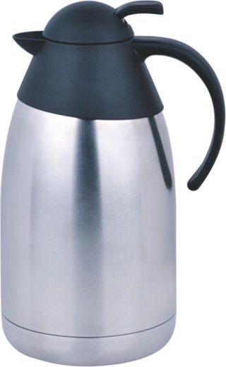 Stainless steel thermos with push-button 1.5 l