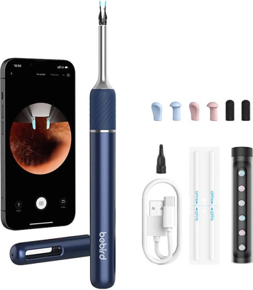 Okos kamerás otoszkóp BEBIRD Note 5, kék