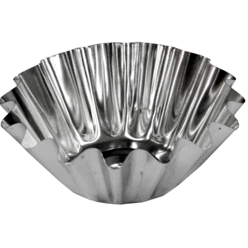 Set de moules métalliques pour muffins et tartelettes 11 cm (5 pcs)