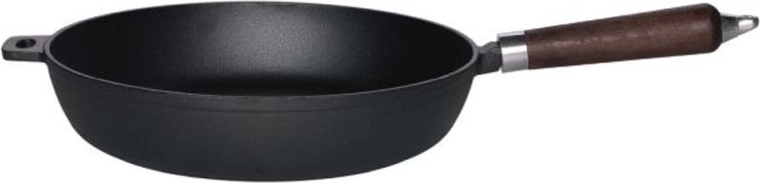 Poêle en fonte Kitchisimo 28 cm avec manche en bois