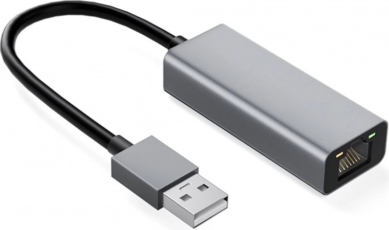 Adattatore in alluminio USB-C a RJ45 10/100/1000 Mbps