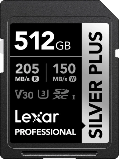 Pamäťová karta Lexar Professional Silver Plus SDXC 512 GB