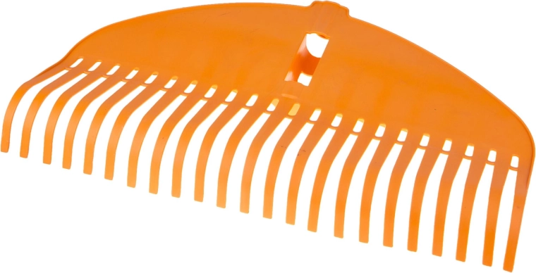 rastrello a ventaglio in plastica 23 denti senza manico