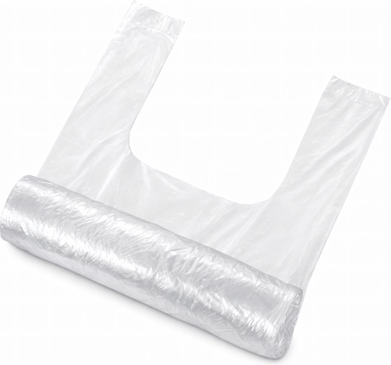 Sacs plastiques jetables résistants en rouleau 44 × 35 cm, 120 pcs