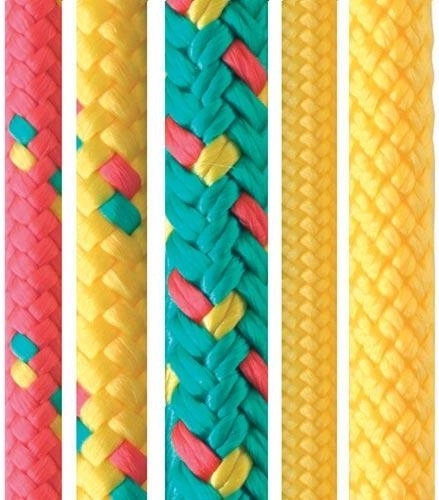 Braided polypropylene rope without core 14 mm, colored, 50 m