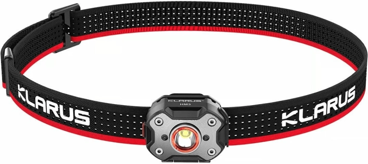 Lightweight headlamp KLARUS HM3 670 lm with micro‑USB