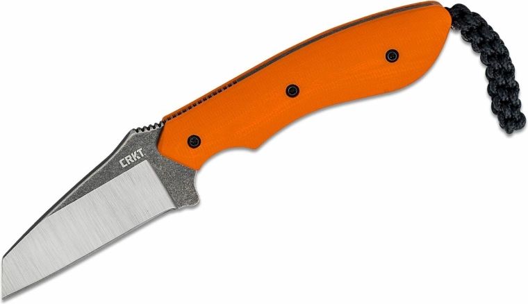 CRKT S.P.I.T. Orange couteau polyvalent à lame fixe 5,5 cm