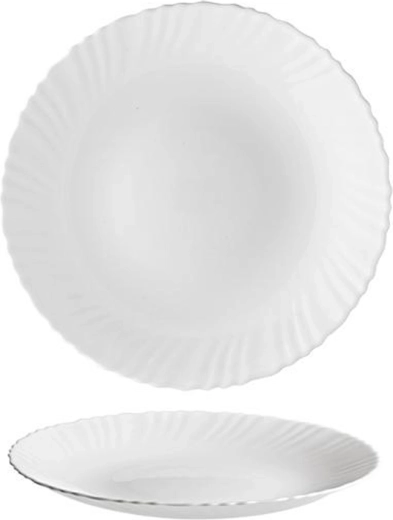 Titan Dinner Plate from Opal Glass 24 cm
