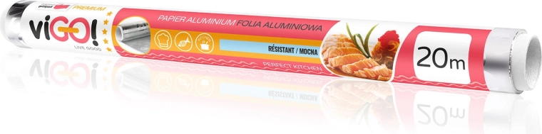 Aluminiumsfolie 20 m x 29 cm, 10 µm